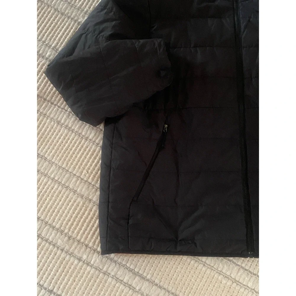 The North Face Men's XXL Full Zip Lightweight Puffer Jacket Black